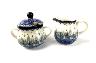 035 286 Bunzlau Roomstel Kleine Suikerpot&Melkkannetje 2752X Melk & Suiker